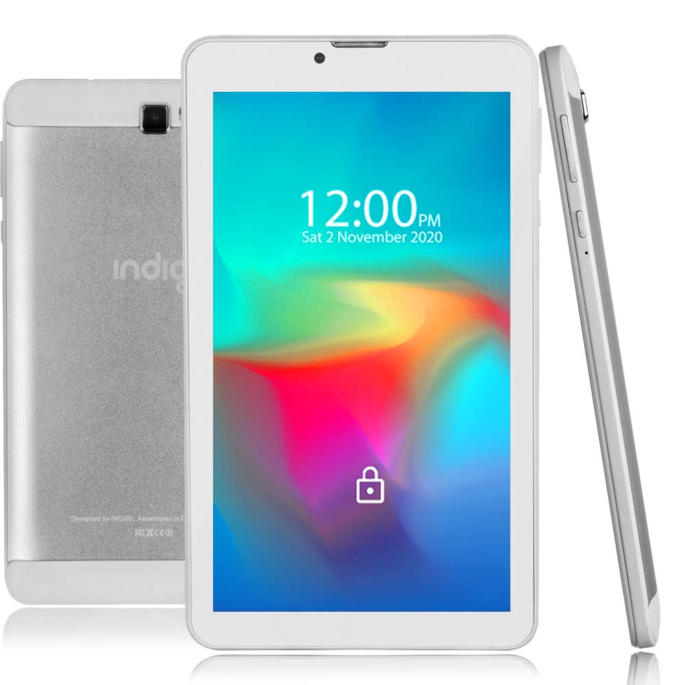 Indigi® 7-inch Android Pie Tablet Phone with WiFi & 4G LTE, GSM Unlocked for AT&T/T-Mobile - Portable Dual-SIM Device for Work, Travel & Entertainment