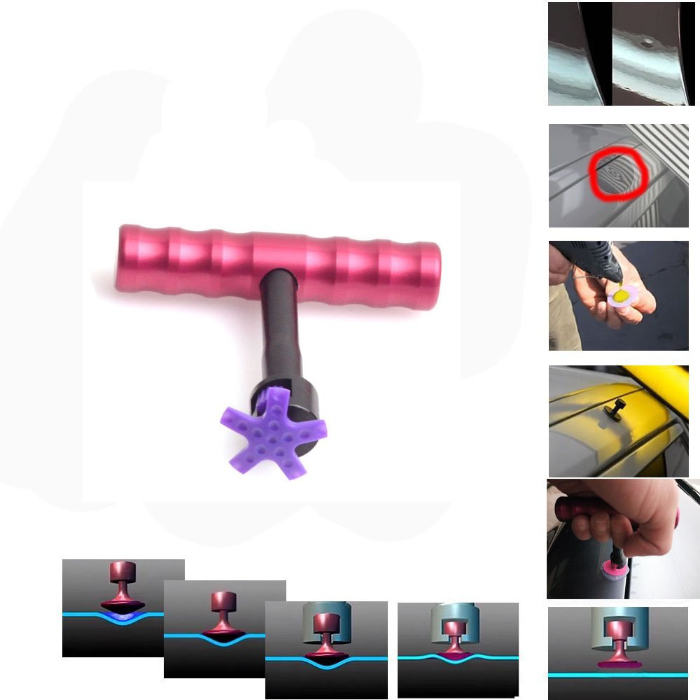 39pcs Car Dent Repair Kit - Auto Bodywork Tools for Paintless Dent Removal | DIY Hail Damage Fix