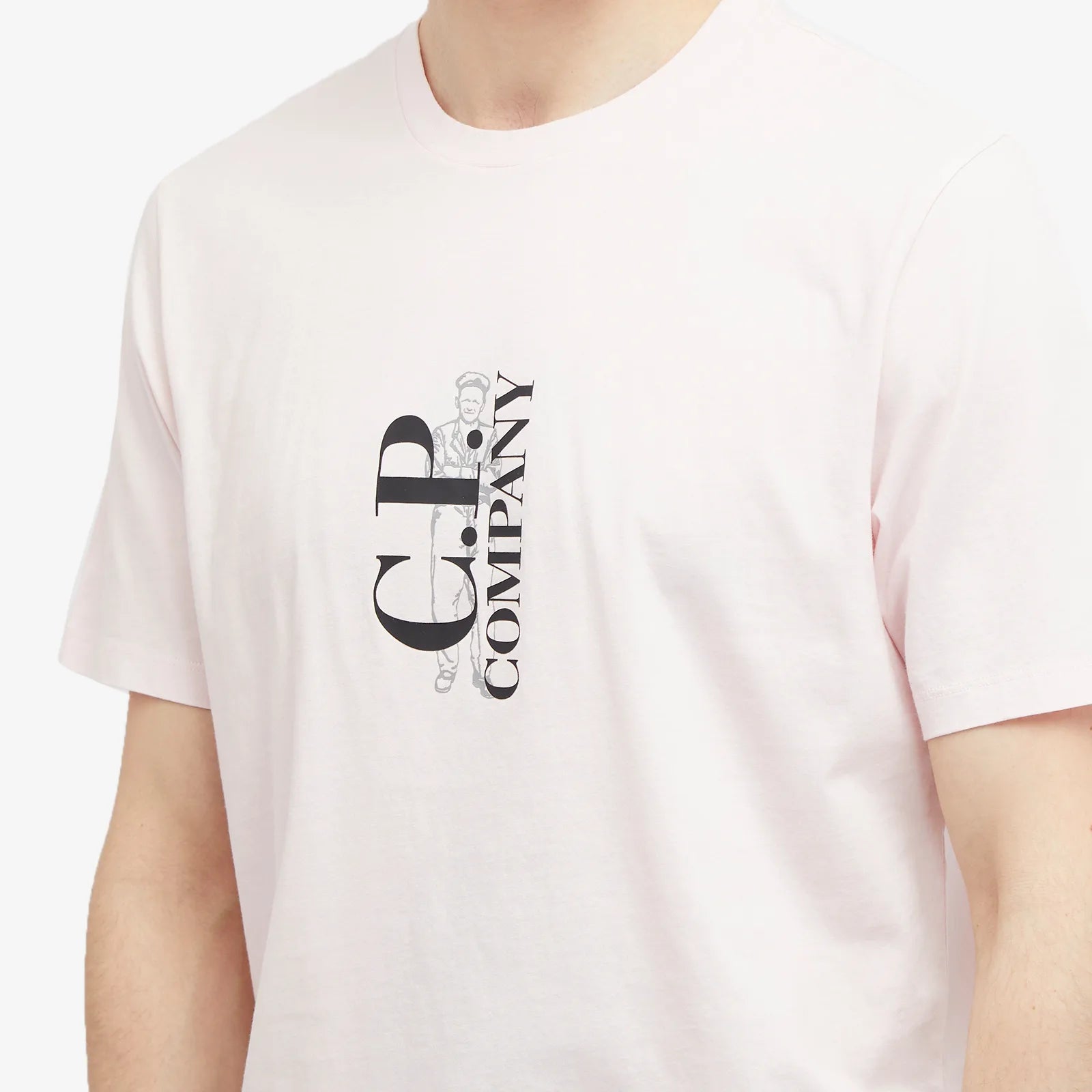 CP Company Sailor Logo T-Shirt - Men's Casual Short Sleeve Cotton Tee for Streetwear & Summer Outfits