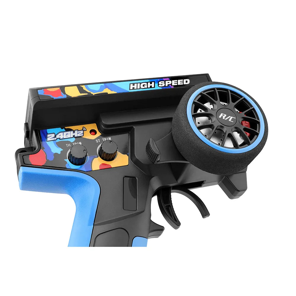 WLTOYS 124007 1/12 Scale 4WD RC Car - 75km/h High Speed, Brushless Motor, 2.4GHz Remote Control for Off-Road Racing & Drifting | Perfect for Backyard Racing, Off-Road Adventures & RC Car Enthusiasts