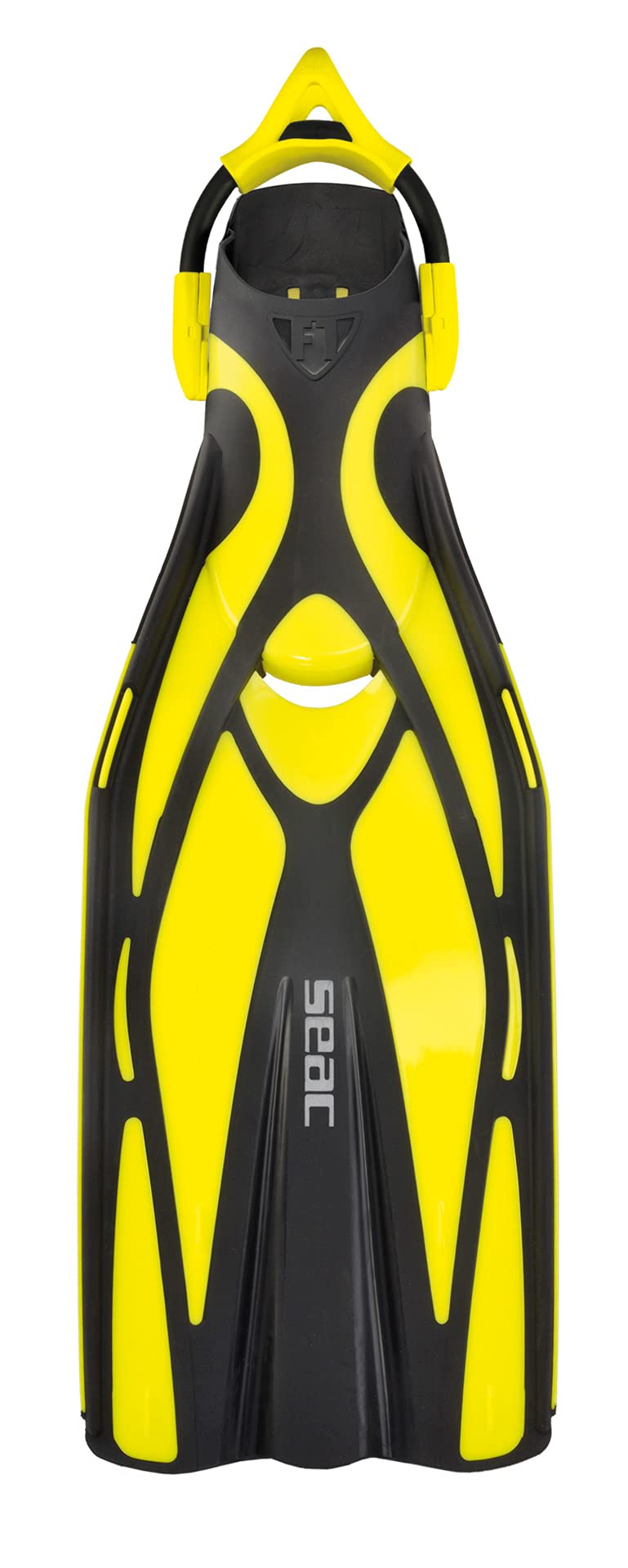 SEAC F1 S Ultra Light Scuba Diving Fins with Adjustable Sling Strap - Perfect for Snorkeling, Freediving & Travel Adventures