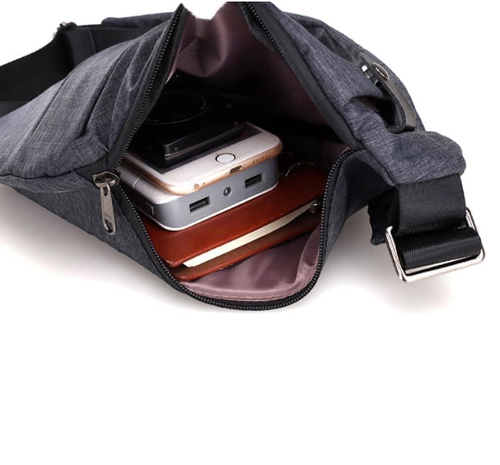 Anti Theft Crossbody Bag for Women & Men - Secure Travel Purse with Adjustable Strap, RFID Blocking & Slash Resistant - Perfect for Commuting, Sightseeing & Daily Use (Grey, Right Shoulder)