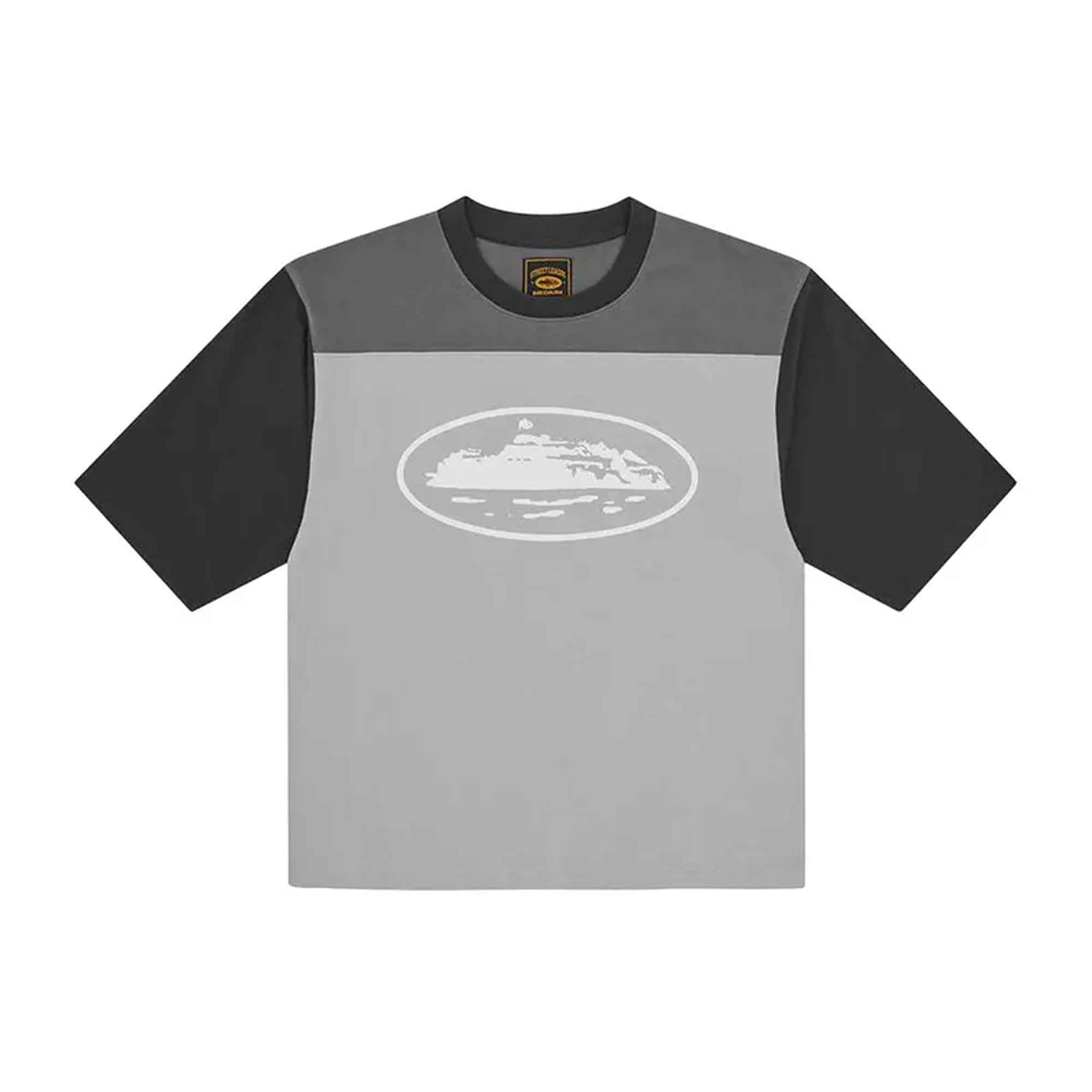 Corteiz Alcatraz Heavyweight Varsity Jersey Grey - 2024 Edition | Men's Streetwear Fashion | Perfect for Casual Wear, Hip-Hop Style & Urban Outfits