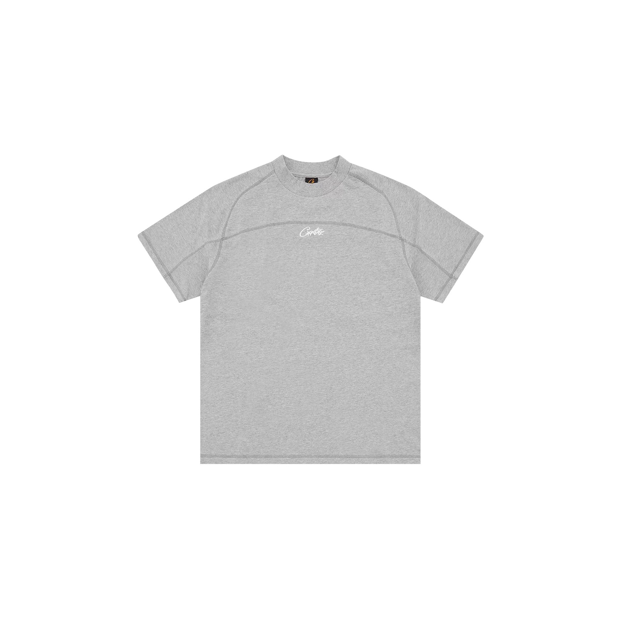 Corteiz HMP Panel Tee 'Grey' - Men's Streetwear Graphic T-Shirt (2024) | Comfortable Cotton Blend | Urban Fashion & Casual Wear