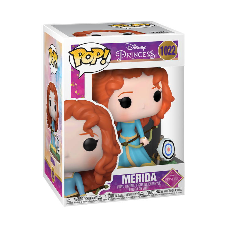 Merida Funko Pop Disney Princess 1022 with Protector Case - Collectible Toy for Disney Fans, Home Decor & Gift Idea