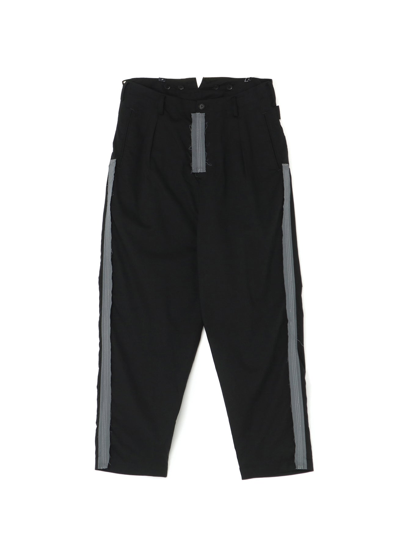 Breathable Cotton Lyocell Wide-Leg Suspenders Pants with Decorative Side Fabric - Perfect for Casual Wear, Office Outfits & Summer Fashion