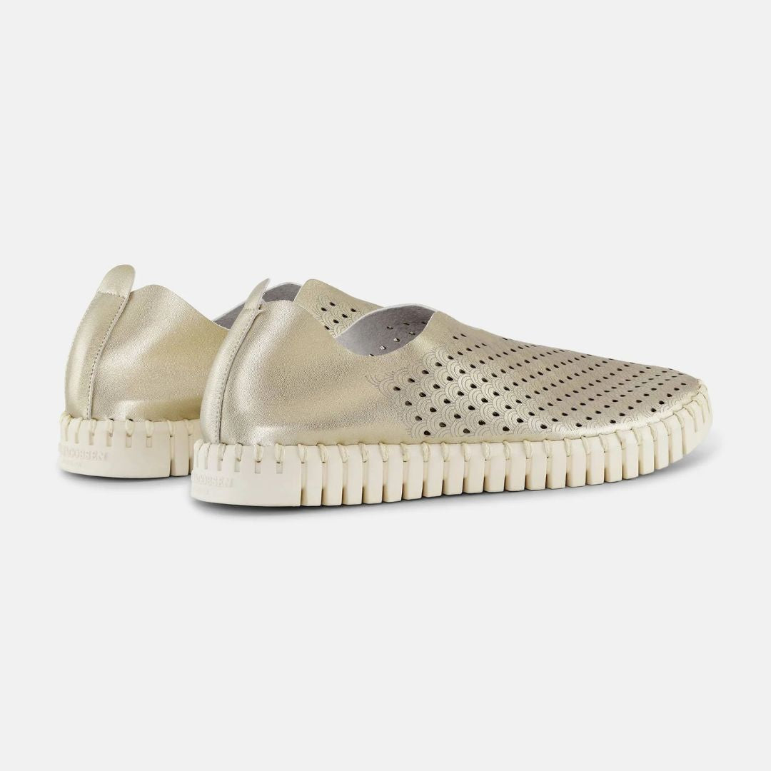Ilse Jacobsen Tulip Metallic Flats - Women's Comfortable Ballet Shoes for Walking & Work | Perfect for Office, Travel & Casual Outfits