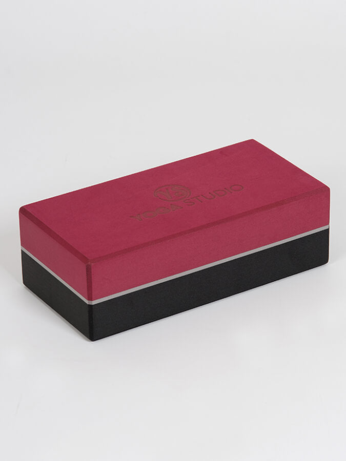 Premium EVA Yoga Block - Dual Color Non-Slip Yoga Brick for Home & Studio Workouts - Ideal for Yoga, Pilates, and Fitness Training