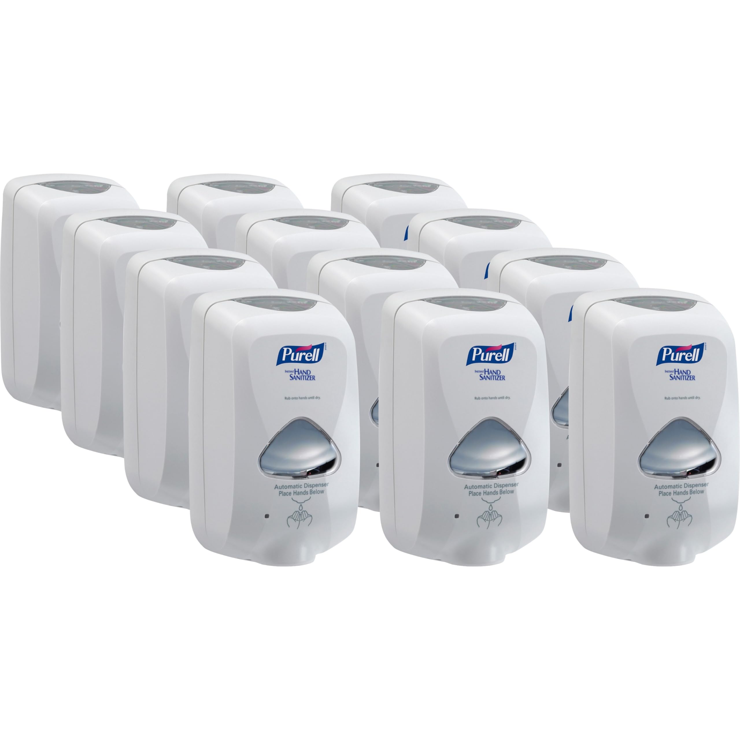 PURELL® TFX Hand Sanitizer Dispenser - White (12 per Carton) | Touch-Free Sanitizing for Offices, Schools & Hospitals