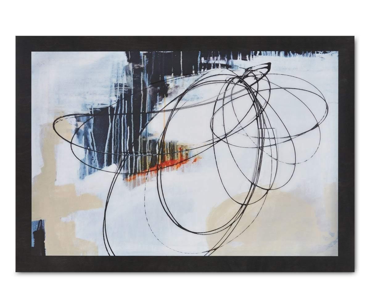 Wisps Over Neutrals Abstract Art Print - Modern Wall Decor for Living Room, Bedroom & Office - Perfect for Home & Office Decor