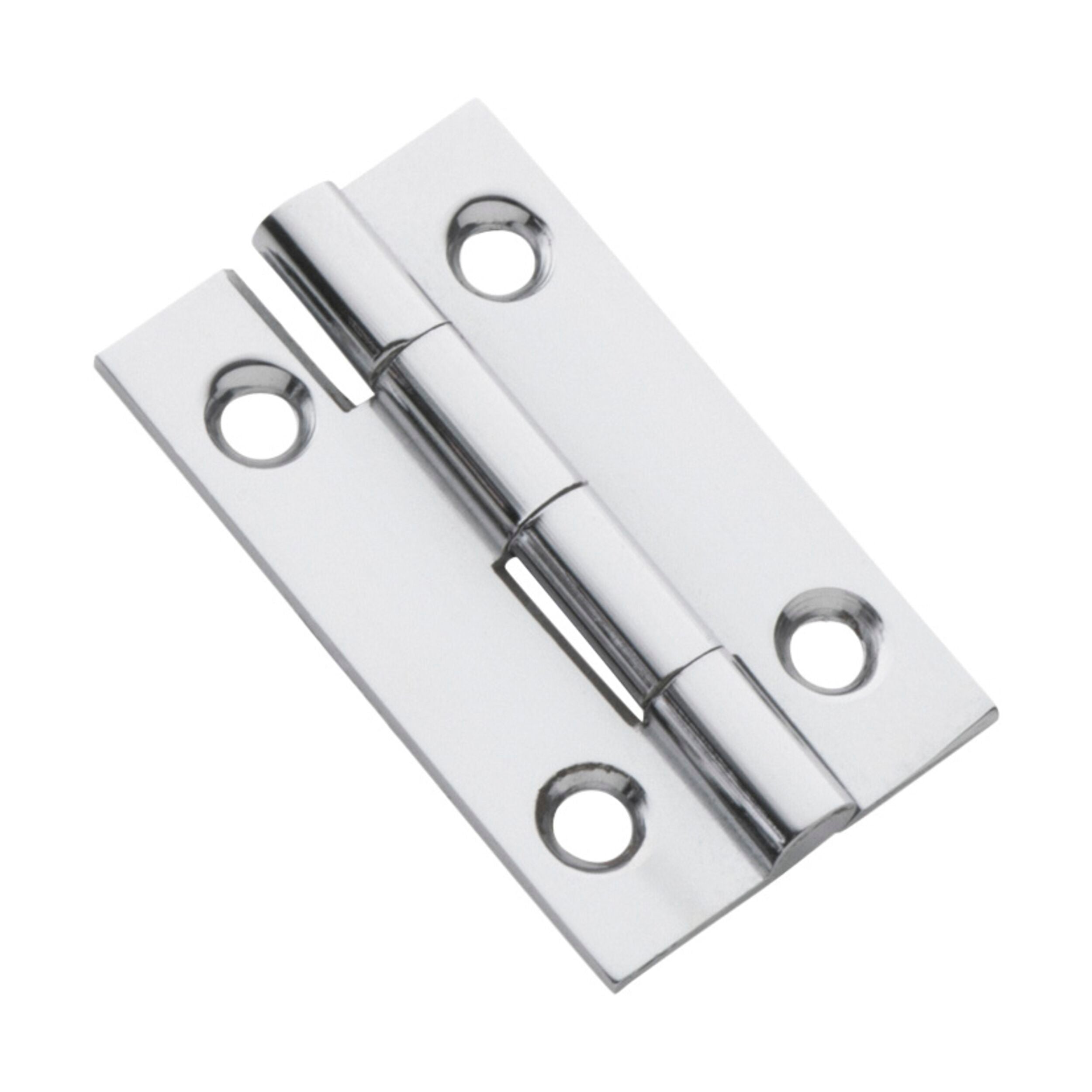3111 Cabinet Hinge Fixed Pin Chrome Plated 38mm x 22mm - Perfect for Kitchen Cabinets, Wardrobes & Furniture Hardware Installation
