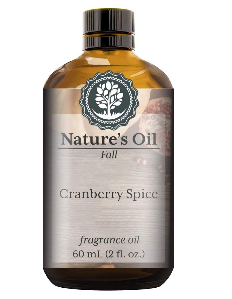 Premium Cranberry Spice Fragrance Oil - 60ml Essential Oil for Aromatherapy Diffusers, Handmade Soap, Candle Making, DIY Lotions, Home Fragrance, Linen Spray, Bath Bombs & Slime - Perfect for Holiday Gifts, Relaxation & Spa Days