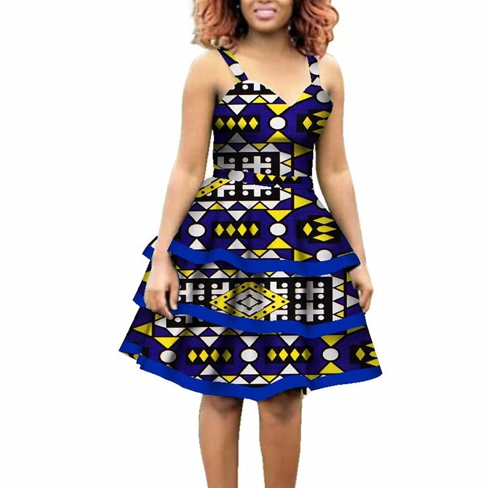 African Wax Print Dresses for Women - Stylish Dashiki Plus Size Office Wear | Traditional African Style Clothing for Work, Parties & Special Events