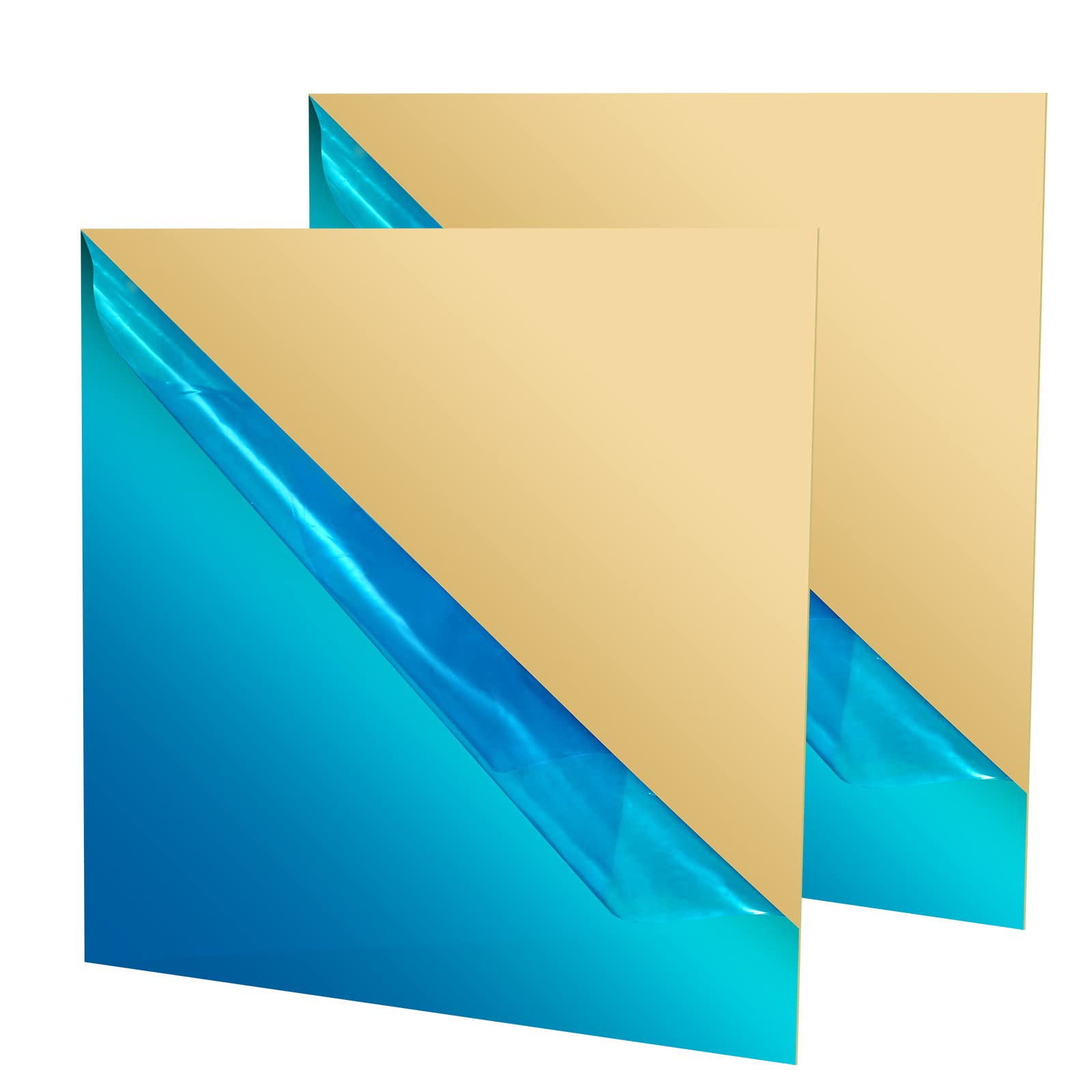 2 Pcs Brass Sheet, 6