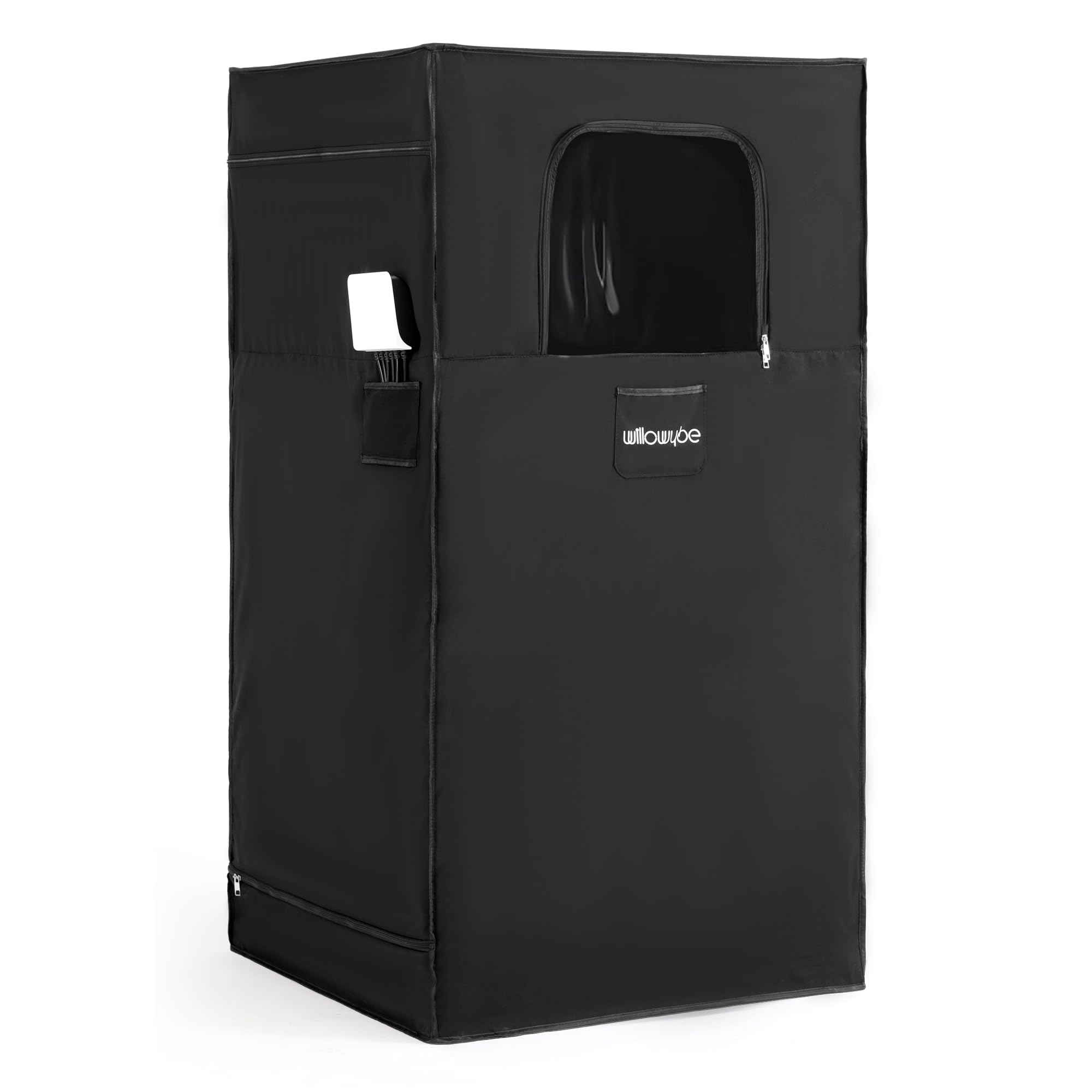 Portable Infrared Sauna for Home - 6 Heating Plates, Sauna Tent, Foot Warmer & LED Light - Full Body Detox & Relaxation - Perfect for Home Spa, Yoga, and Post-Workout Recovery
