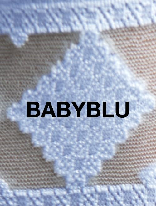 4g. Baby Blue Polka Dot