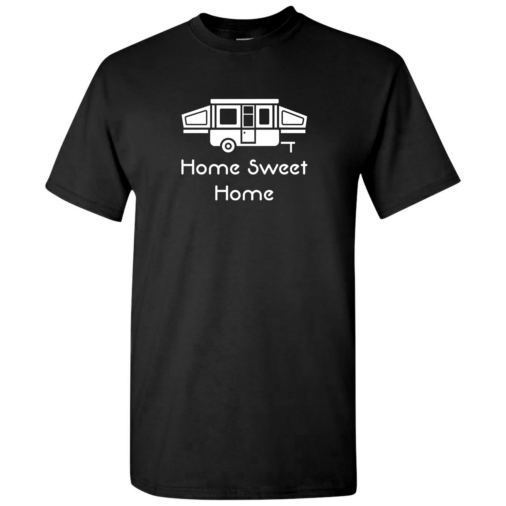 Home Sweet Home Camper T-Shirt - Comfortable Outdoor Camping & Travel Tee for Men & Women - Perfect for RV Trips, Hiking Adventures & Road Trips