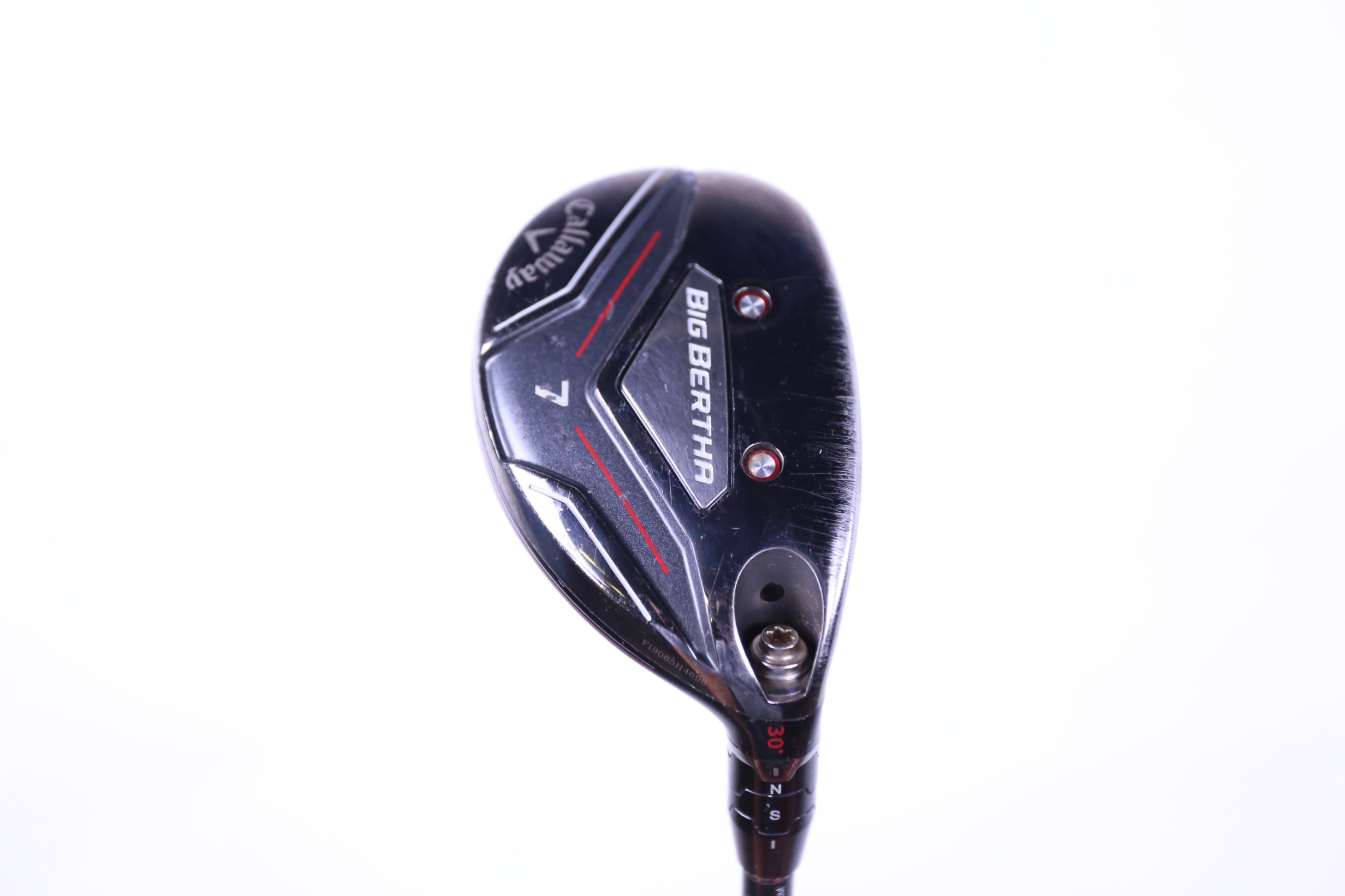 Used Callaway Big Bertha 2019 7H Hybrid Golf Club - Right Handed 30° Senior Flex Shaft | Perfect for Senior Golfers & High Handicap Players
