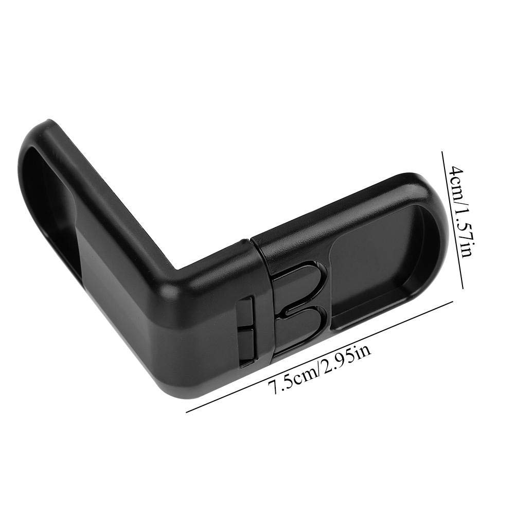 5Pcs Baby Safety Cabinet Locks - Child Proof Drawer & Door Locks for Kids - Black Child Safety Latches for Home Security - Perfect for Kitchen Cabinets, Bathroom Drawers & Nursery Furniture