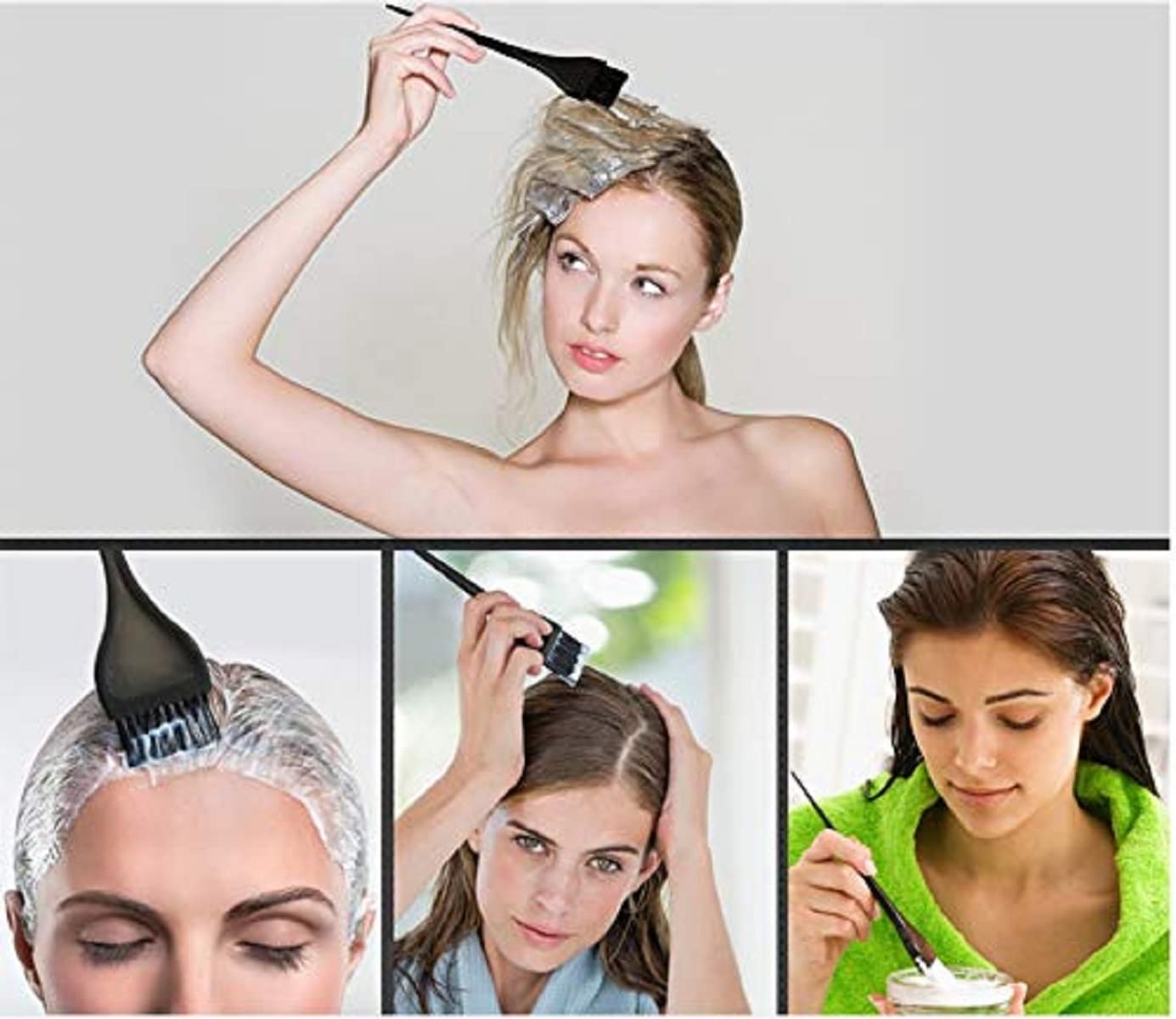 ZAUKY Hair Dye Brush - Long Tail Coloring Applicator for Men & Women | Home Salon Use