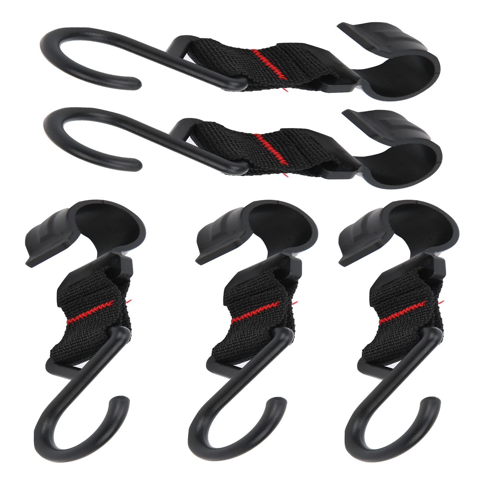 Vbestlife Reusable Camping Strap Hook - Heavy Duty Hanging Hook for Outdoor Gear, Easy to Install for Traveling, Hiking & Camping - Perfect for Tents, Hammocks & Backpacks