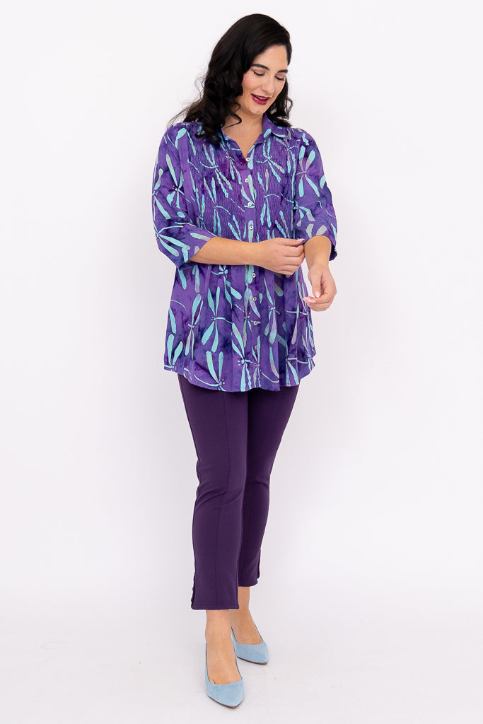 Cindy Women's 3/4 Sleeve Blouse - Stylish Casual Tops for Work & Everyday Wear | Waterloo Collection