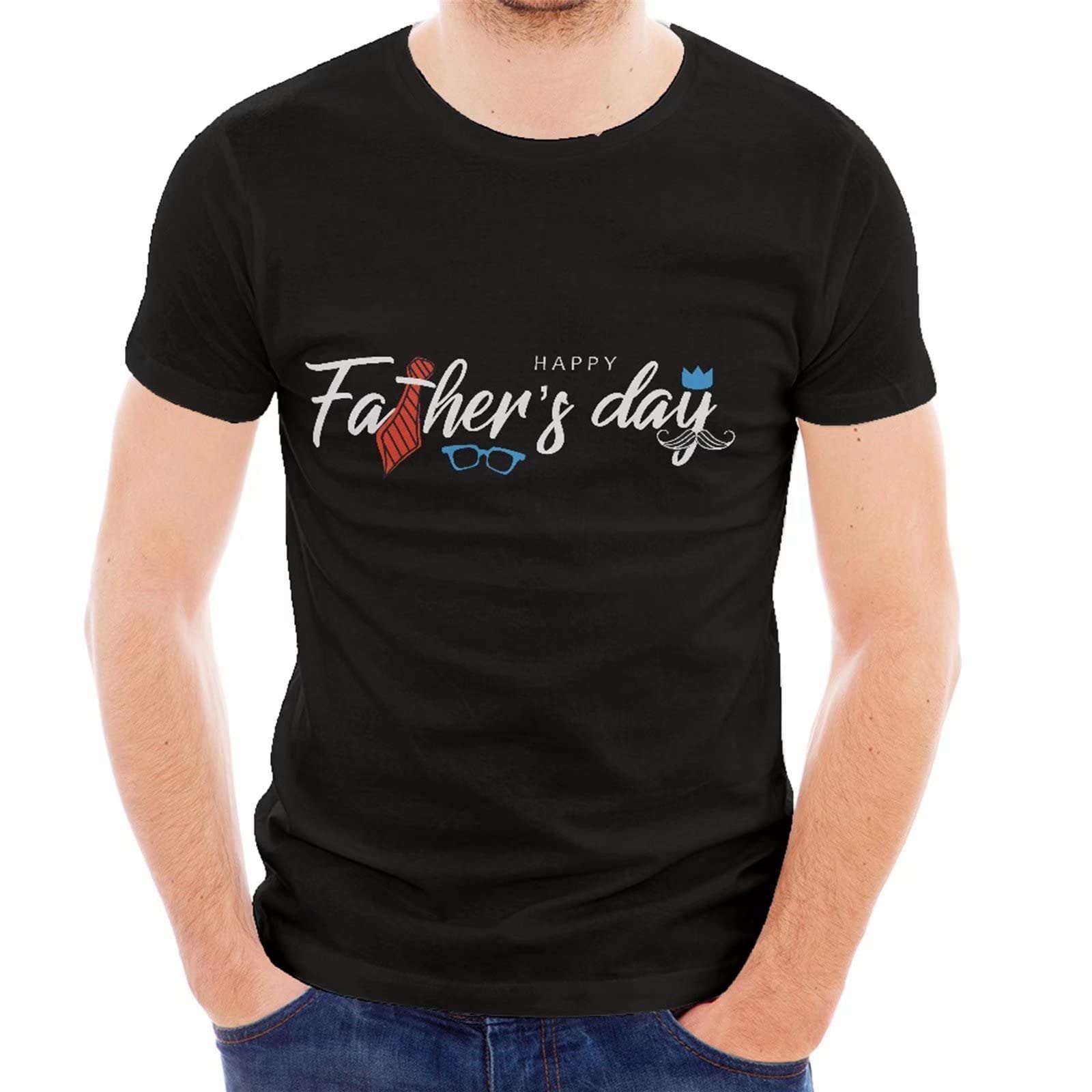Veniyate Men's Casual Short Sleeve Graphic T-Shirt - Hawaiian Aloha Print, Regular Fit for Gym, Sports & Tennis - Perfect Father's Day Gift & Summer Streetwear