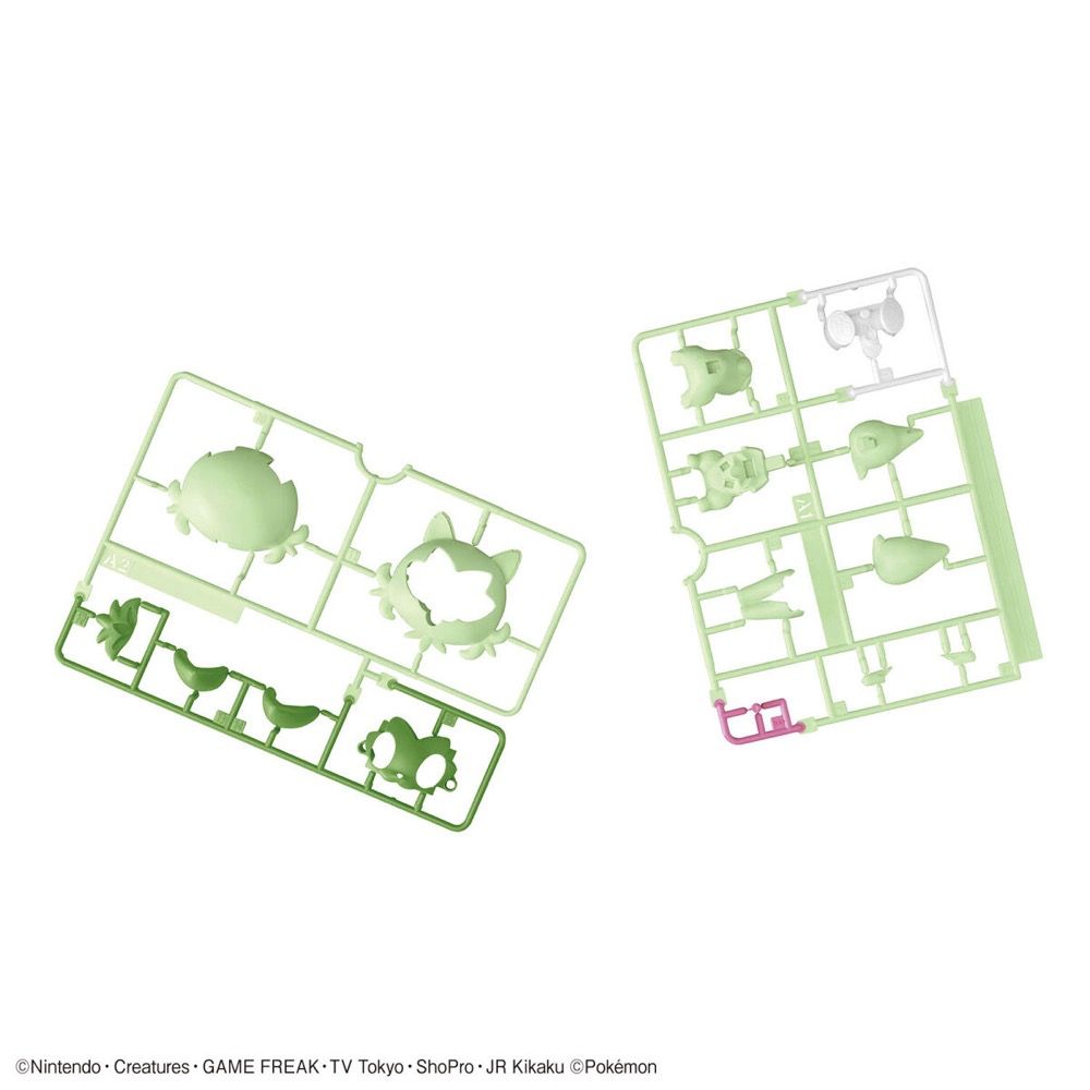 Bandai Quick Model #18 Pokemon Sprigatito Model Kit - Easy Build Collectible Figure for Pokemon Fans | Perfect for Display, Gifts & Anime Collections