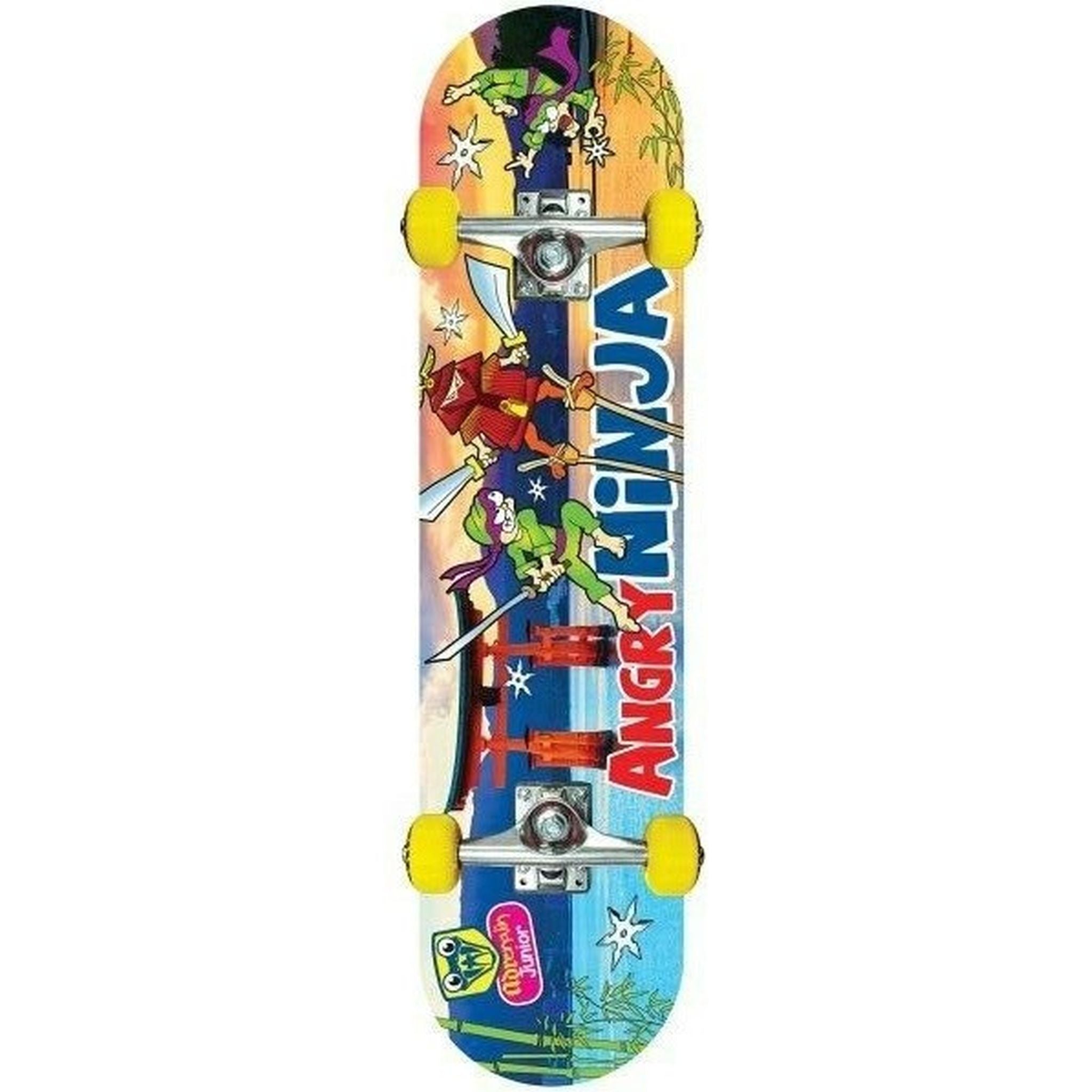 Adrenalin Angriest Ninja Skateboard - High Performance Pro Skateboard for Street & Park Riding - Perfect for Tricks, Stunts & Extreme Sports Enthusiasts