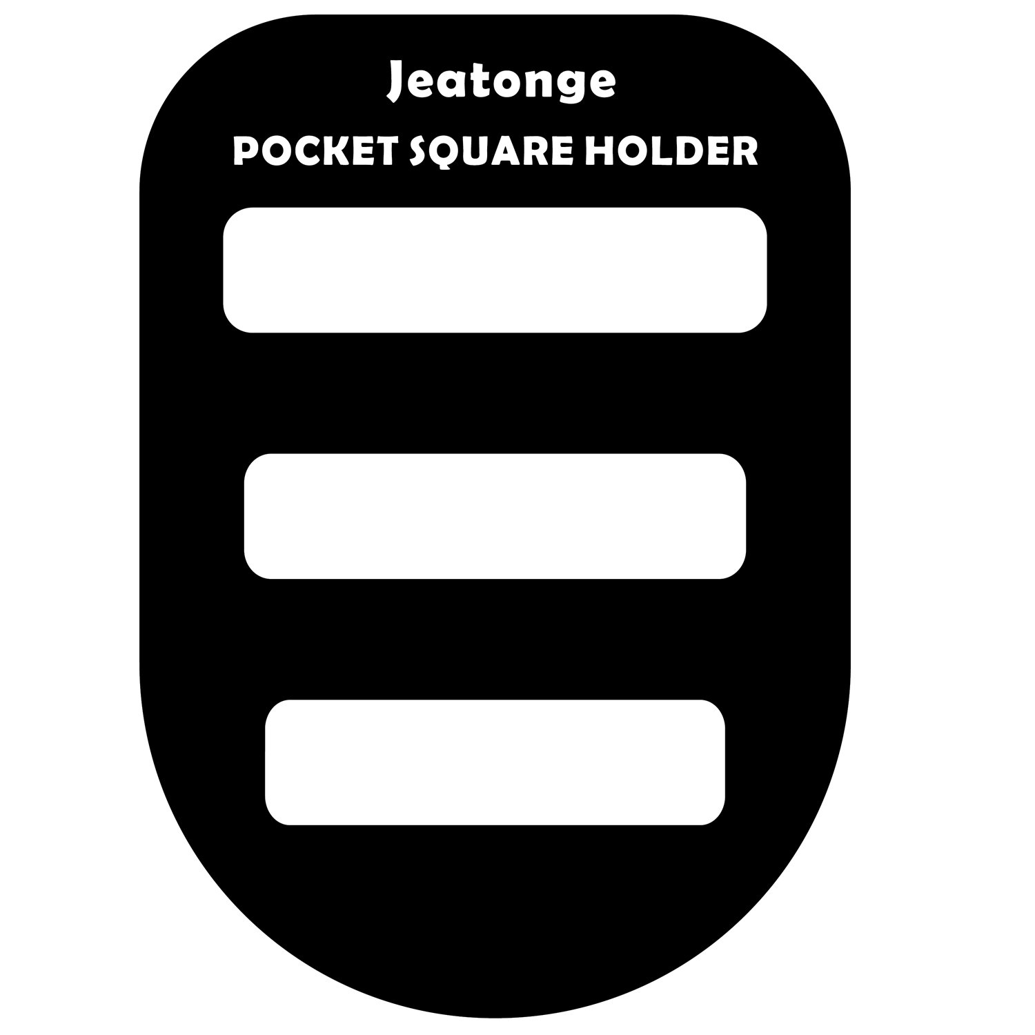 Jeatonge Men's Pocket Square Holder & Organizer - Prefolded Pocket Squares for Suits, Tuxedos & Formal Events - Perfect for Weddings, Business Meetings & Special Occasions