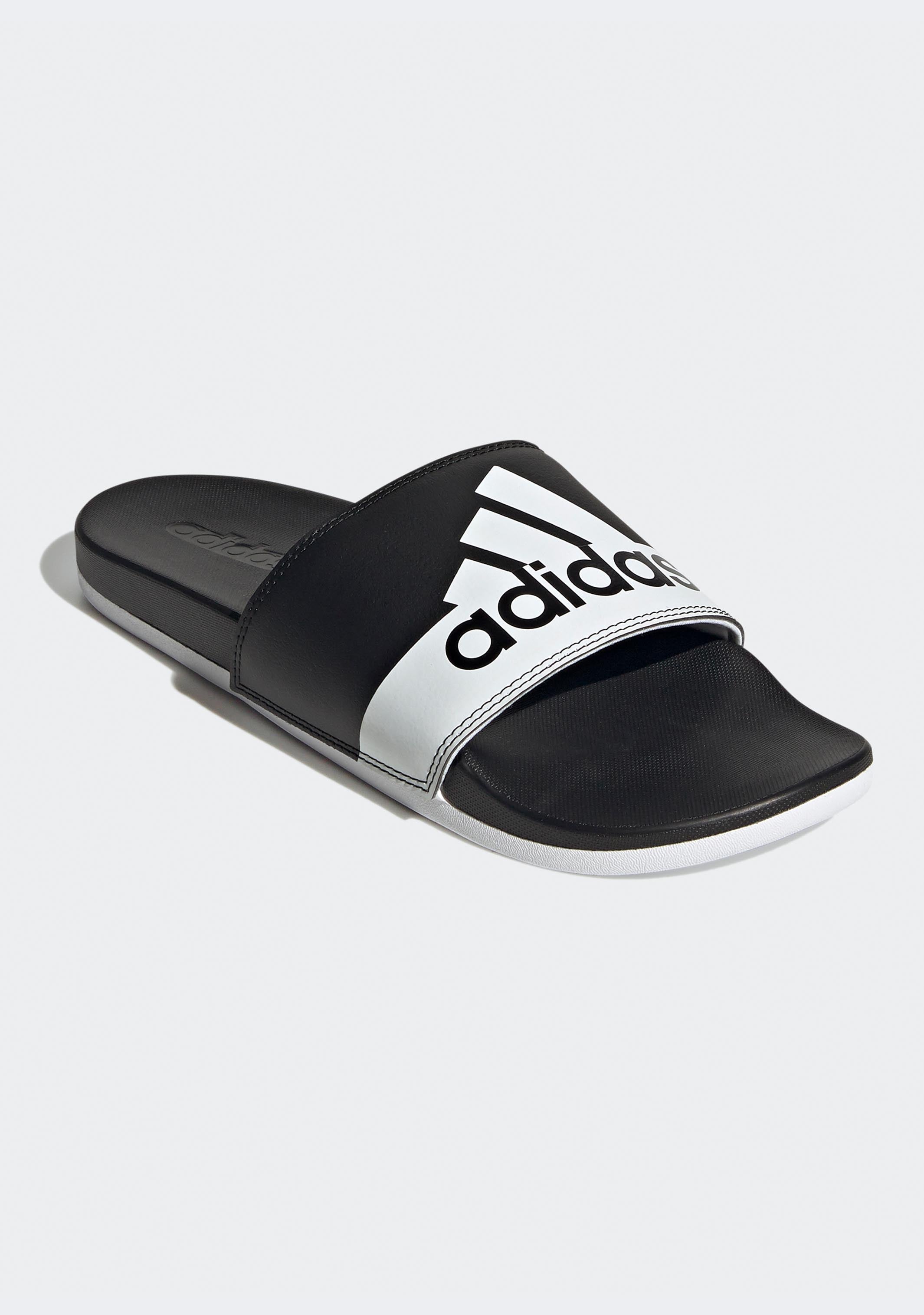 Adidas Unisex Adilette Comfort Slides - Lightweight & Cushioned Shower Sandals for Men & Women - Perfect for Pool, Beach, Gym & Lounge