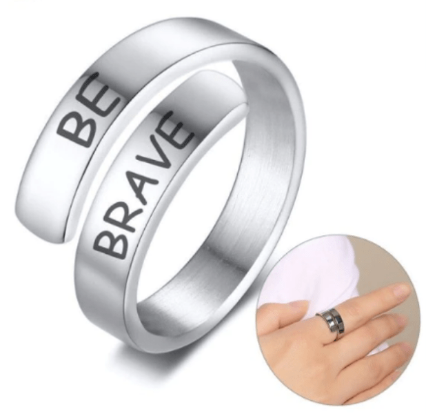 Brave Women's Spiral Ring - Elegant Boho Jewelry for Everyday Wear & Special Occasions