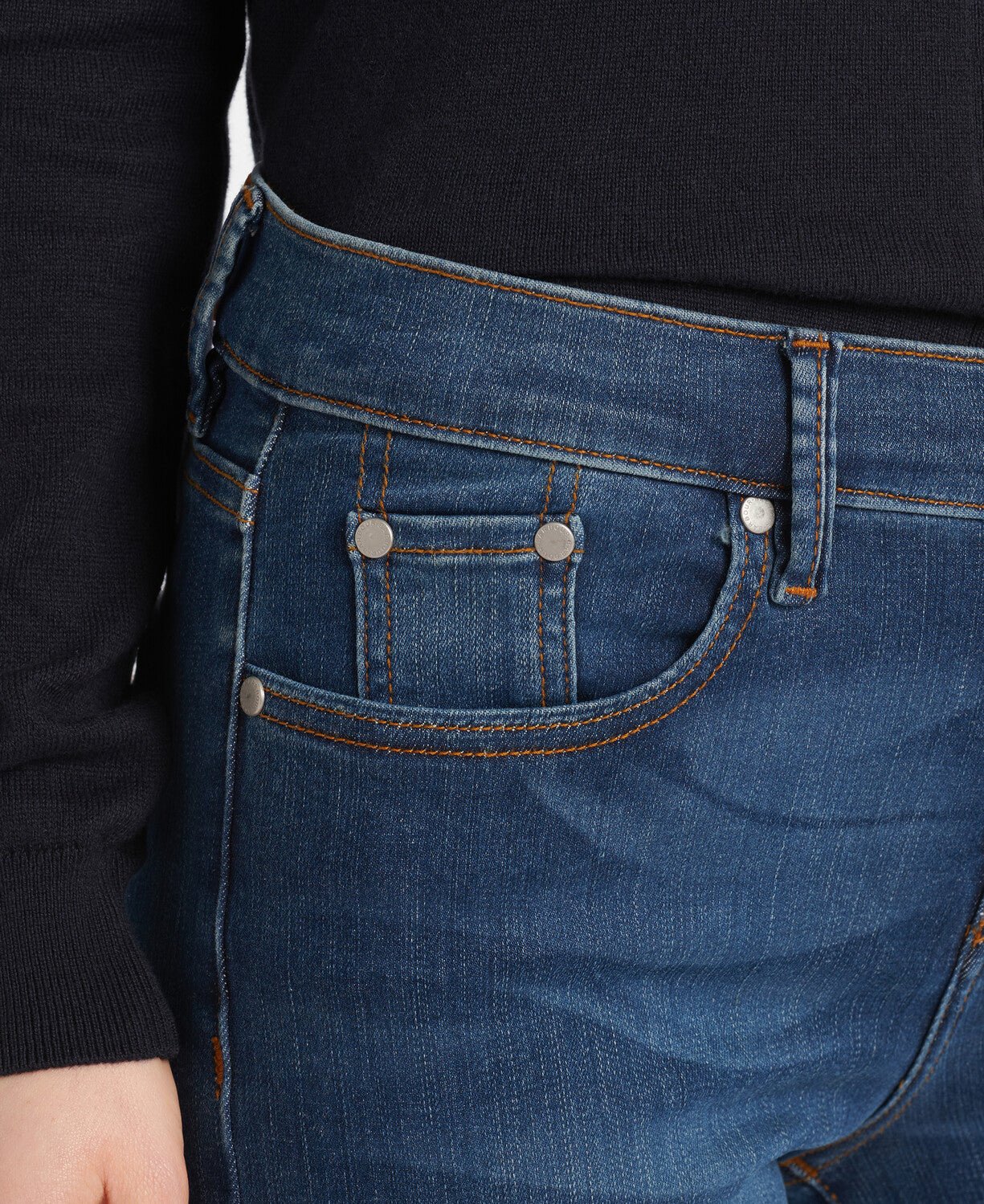 BARBOUR Essential Slim Fit Jeans for Men - Classic Blue Denim | Comfortable & Stylish for Casual Wear, Office & Outdoor Activities