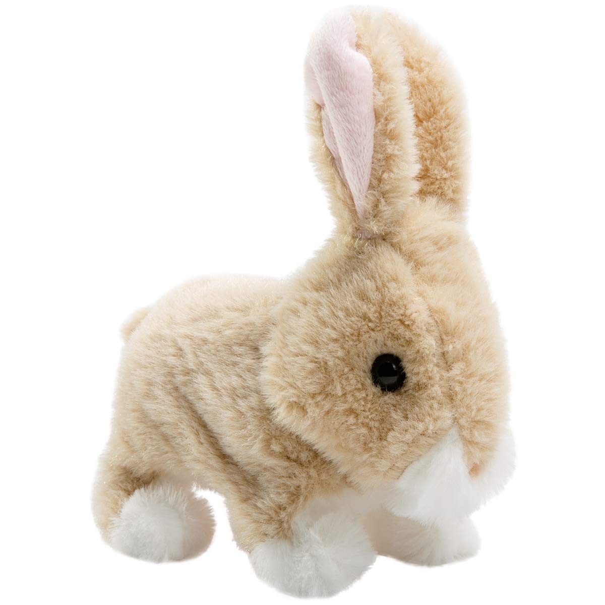 Soft Plush Rabbit Easter Electronic Interactive Toy - Jumping Bunny with Wiggle Ears & Moving Mouth - 7