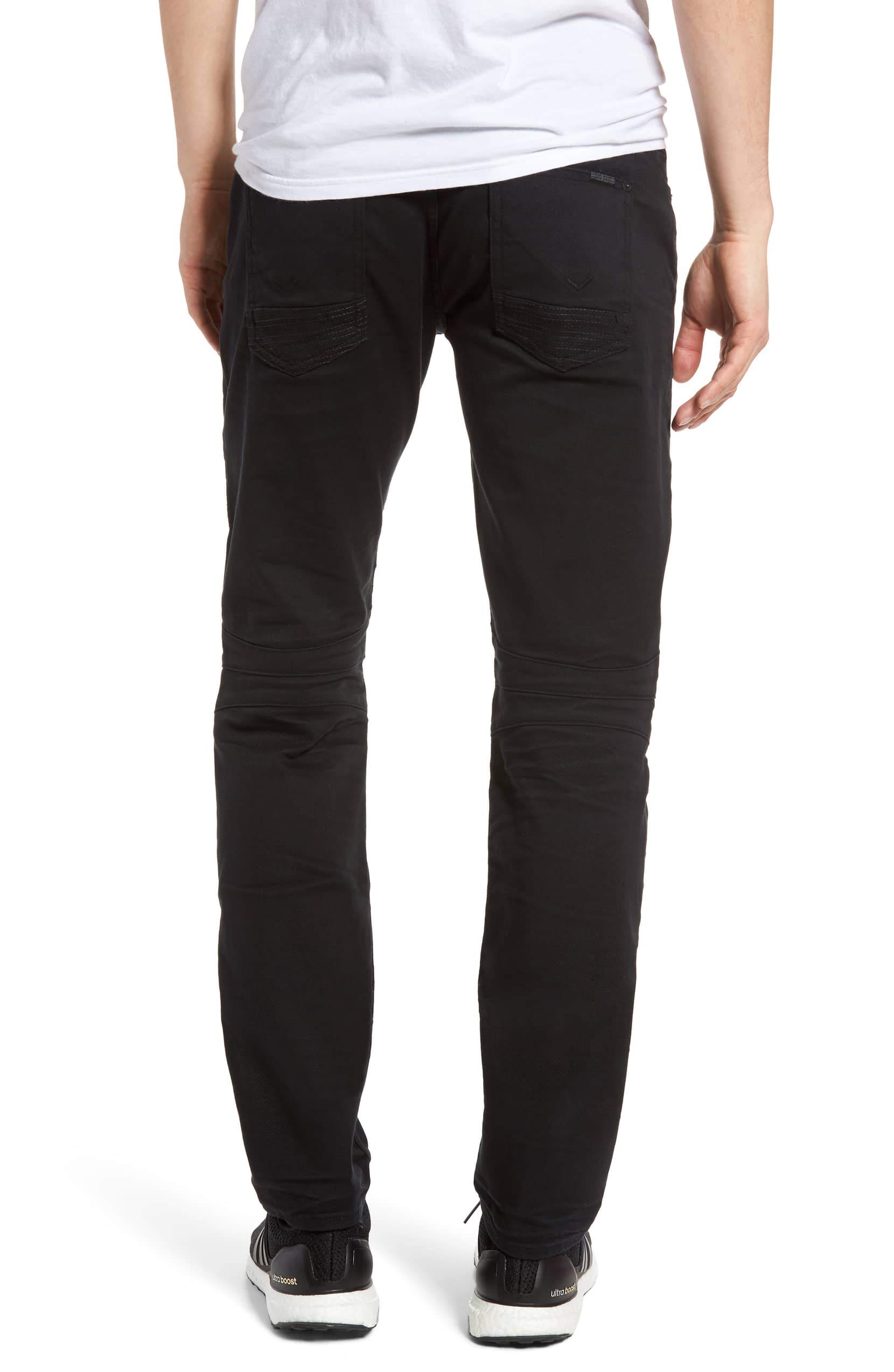 Hudson Jeans Men's Blinder Biker Moto Jean - Slim Fit Stretch Denim Pants for Motorcycle Riding & Casual Wear
