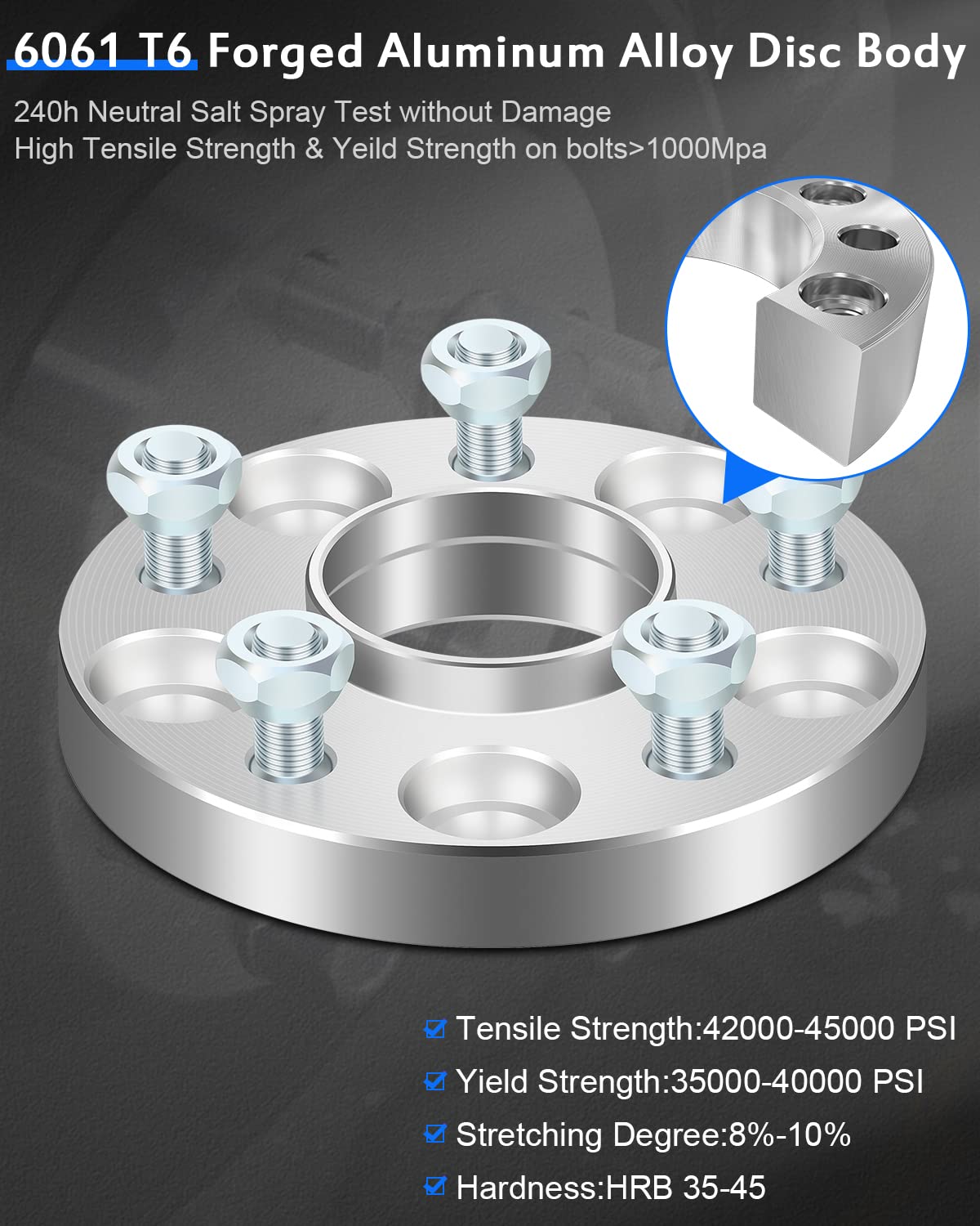 ECCPP 2PCS 20mm Hubcentric Wheel Spacers 5x114.3mm 5 Lug - Compatible with Honda Civic 1995-2020, CR-V, ILX 2006-2020 & More - Perfect for Enhanced Stance & Performance Upgrades