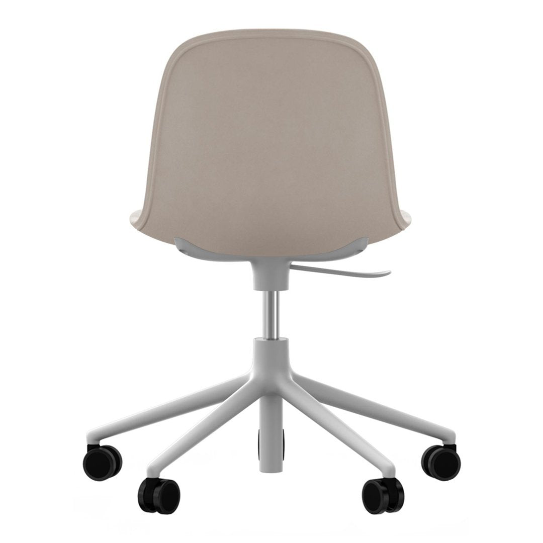 Ergonomic Form Chair with 5W Swivel Base & Gas Lift Mechanism - Premium Upholstered Office Chair for Home & Workspace - Perfect for Long Hours of Comfortable Sitting in Office, Study or Gaming Setup