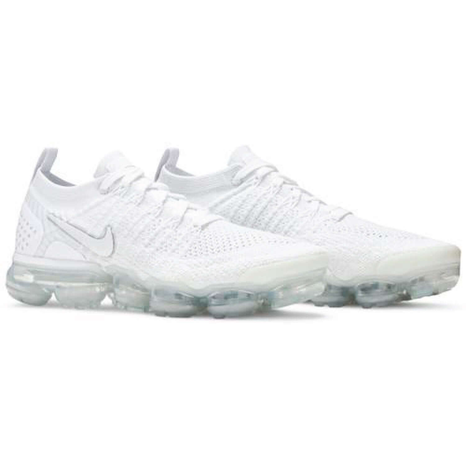 Nike Air VaporMax Flyknit 2 Women's Running Shoes - White/Vast Grey | Lightweight & Comfortable for Jogging, Gym Workouts & Daily Wear