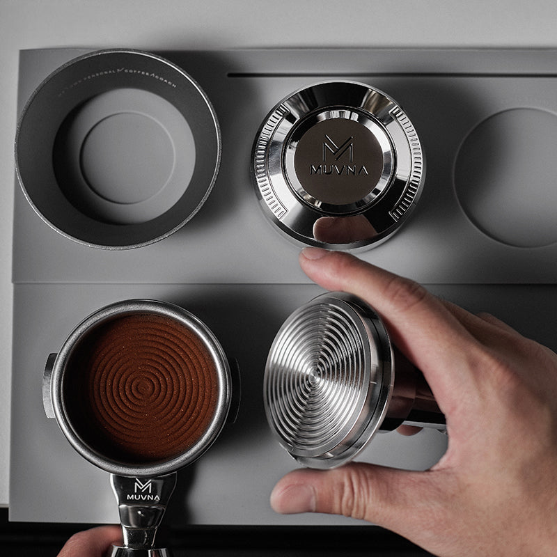 Premium Titan Tamper and Coffee Distributor - Barista Tool for Espresso Machine, Perfect for Home Brewing and Professional Coffee Shops | Even Coffee Grounds for Rich Flavor