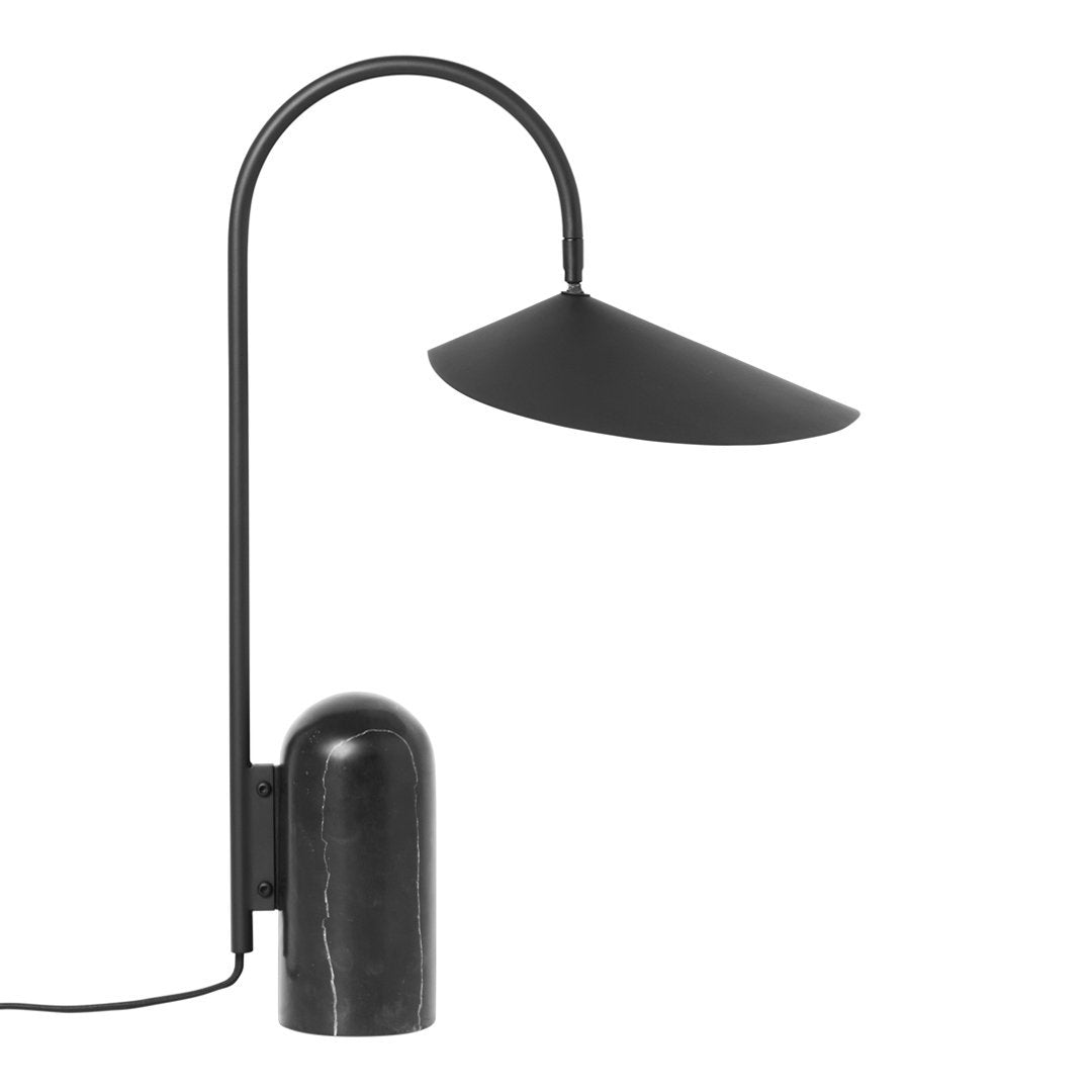 Ferm Living Arum Table Lamp - Modern Scandinavian Design LED Desk Light for Bedroom, Living Room & Office - Warm White Lighting for Cozy Ambience