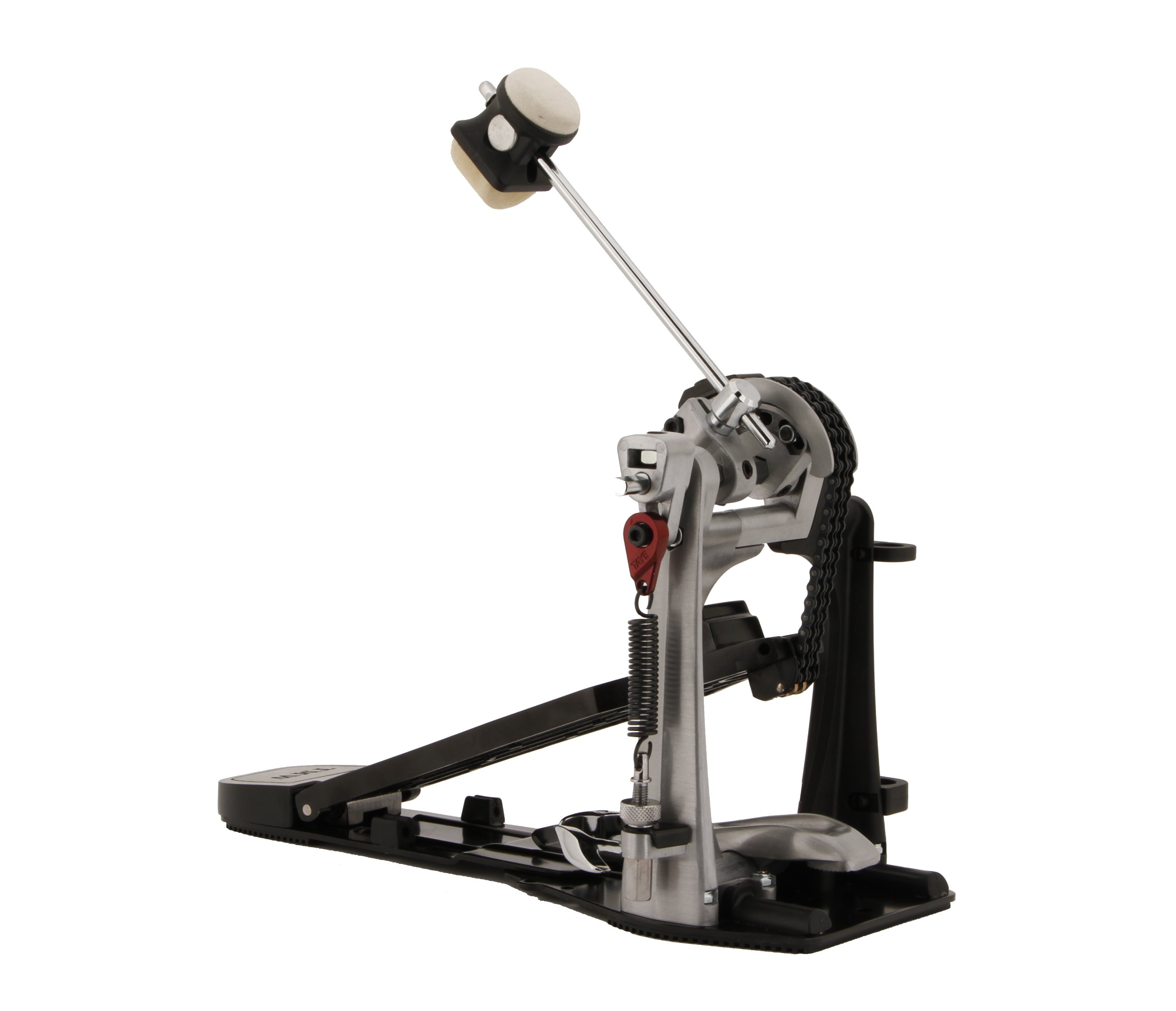TMW Single Bass Drum Pedal for Drum Set - Heavy Duty Professional Drum Pedal with Adjustable Tension & Non-Slip Base - Perfect for Live Performances, Studio Recording & Drum Practice