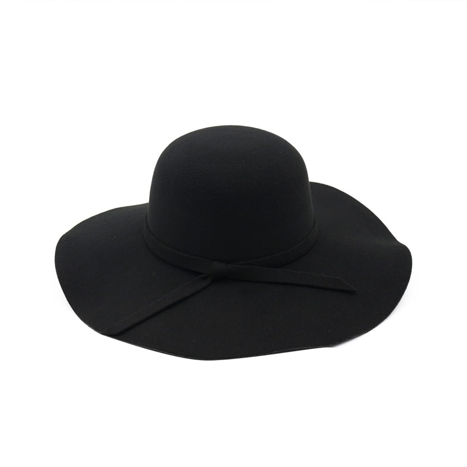 Stylish Wide Brim Fedora Hat for Women - Vintage Floppy Felt Hat with Brim - Elegant Casual Sun Hat for Outdoor Activities, Beach, Travel, and Autumn Winter Fashion