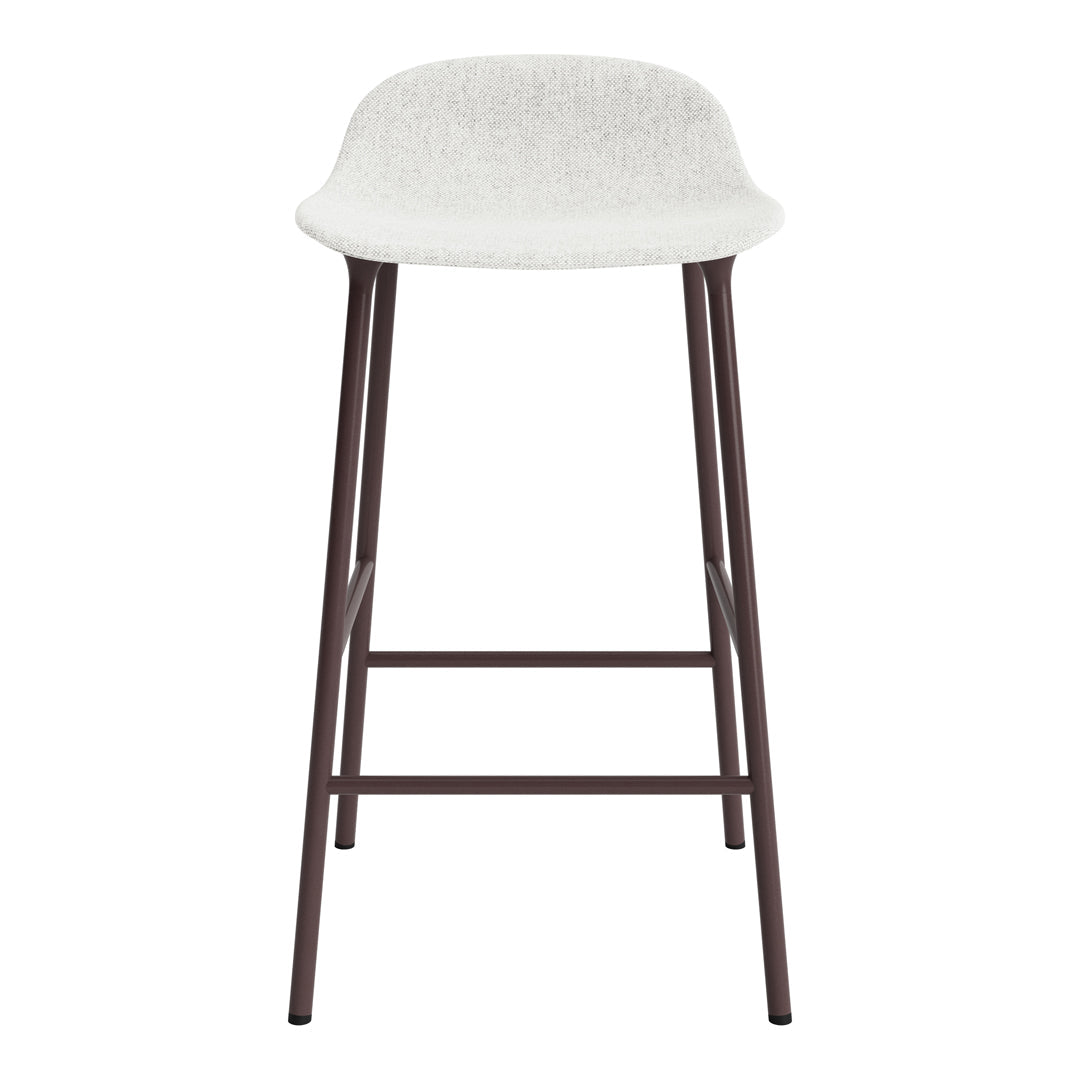Modern Form Counter Stool with Sturdy Metal Legs & Comfortable Upholstered Seat - Perfect for Kitchen Islands, Breakfast Bars & Home Decor