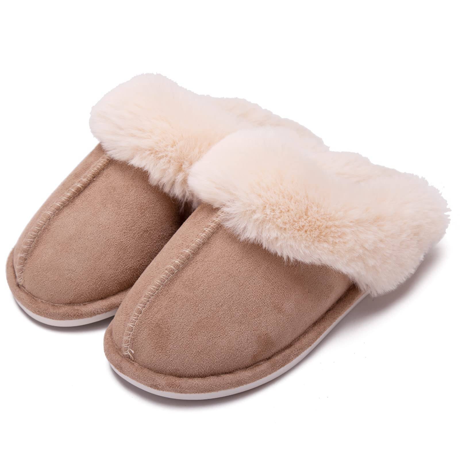 Unisex Soft Plush House Slippers - Warm & Cozy Indoor/Outdoor Winter Slippers for Men & Women | Perfect for Bedroom, Lounge & Cold Weather Comfort