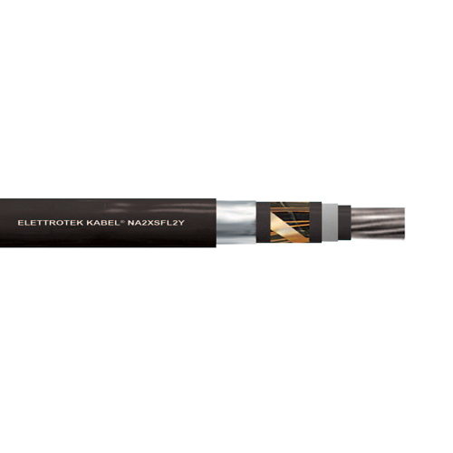 1 AWG 1C Stranded Aluminum Shield XLPE Copper Tape Waterproof PE NA2XS(FL)2Y 18/30KV Medium Voltage Power Cable - Underground & Industrial Electrical Installations