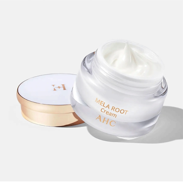 AHC H Mela Root Cream 50ml - Brightening & Hydrating Face Moisturizer for Dark Spots & Uneven Skin Tone | Perfect for Daily Skincare Routine & Nighttime Use