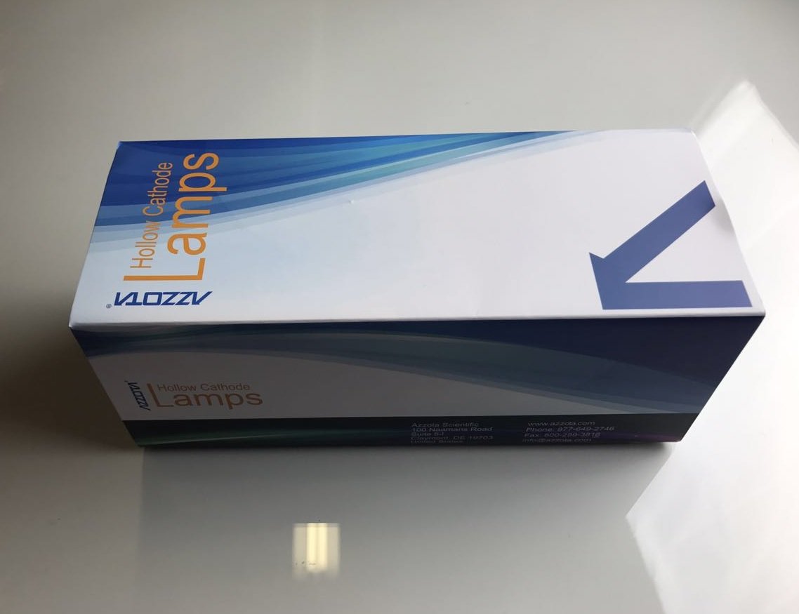 Potassium Hollow Cathode Lamp - K Single Element Lamp with 2 Pin Socket, 766.5 nm Wavelength, 10mA Max Current - Ideal for Atomic Absorption Spectroscopy & Laboratory Analysis