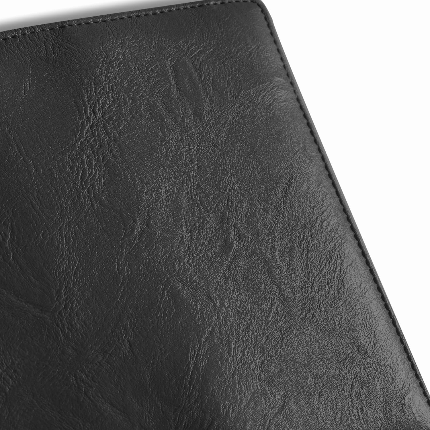 Sanlykate RFID Blocking PU Leather Checkbook Cover with Pen Holder - Denim Blue Wallet for Women & Girls | Top & Side Tear Check Protection | Free Divider | Perfect for Everyday Use, Office & Travel