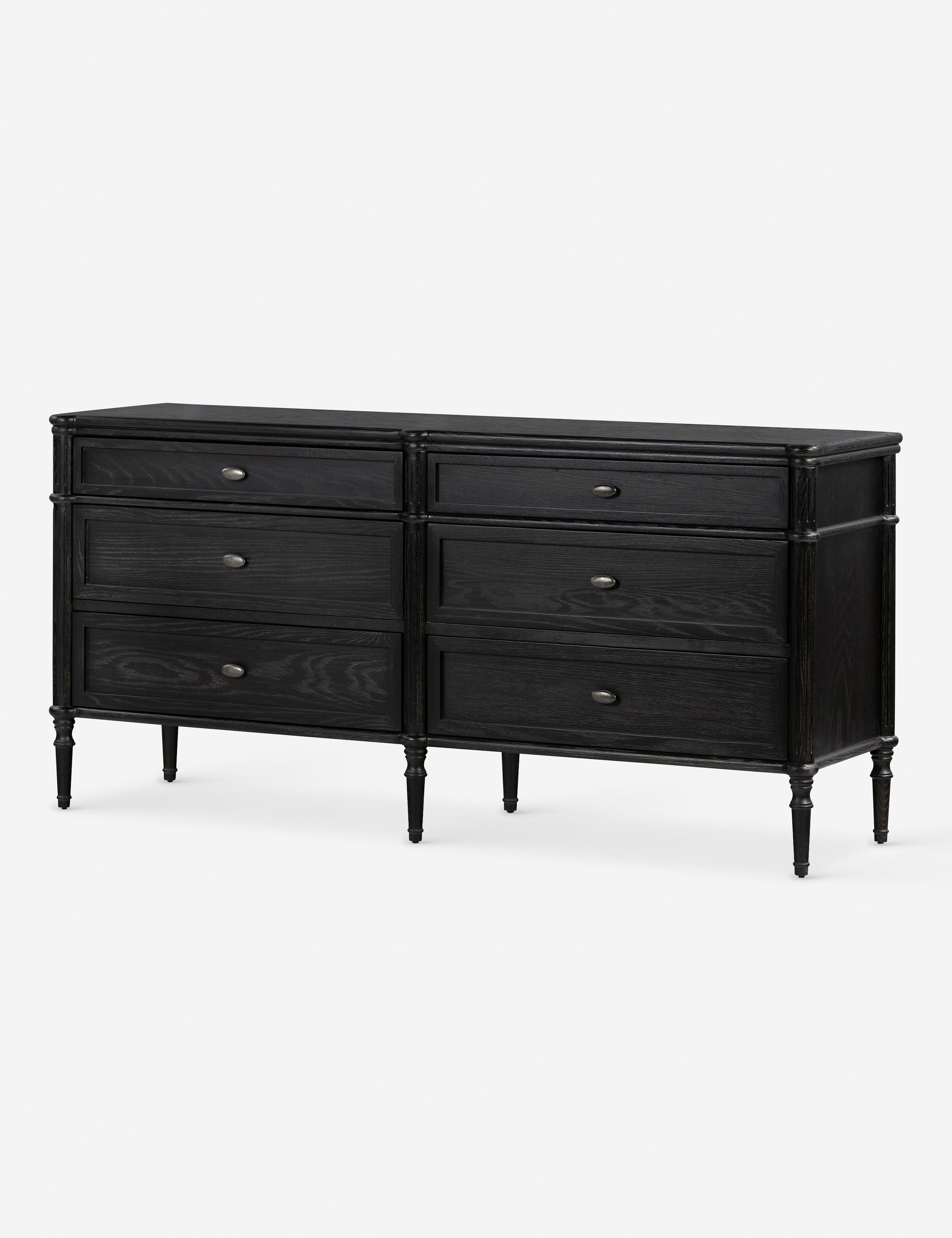 Delancey 6 Drawer Dresser - Modern Wooden Chest of Drawers for Bedroom Storage & Organization | Perfect for Clothes, Linens, and Accessories