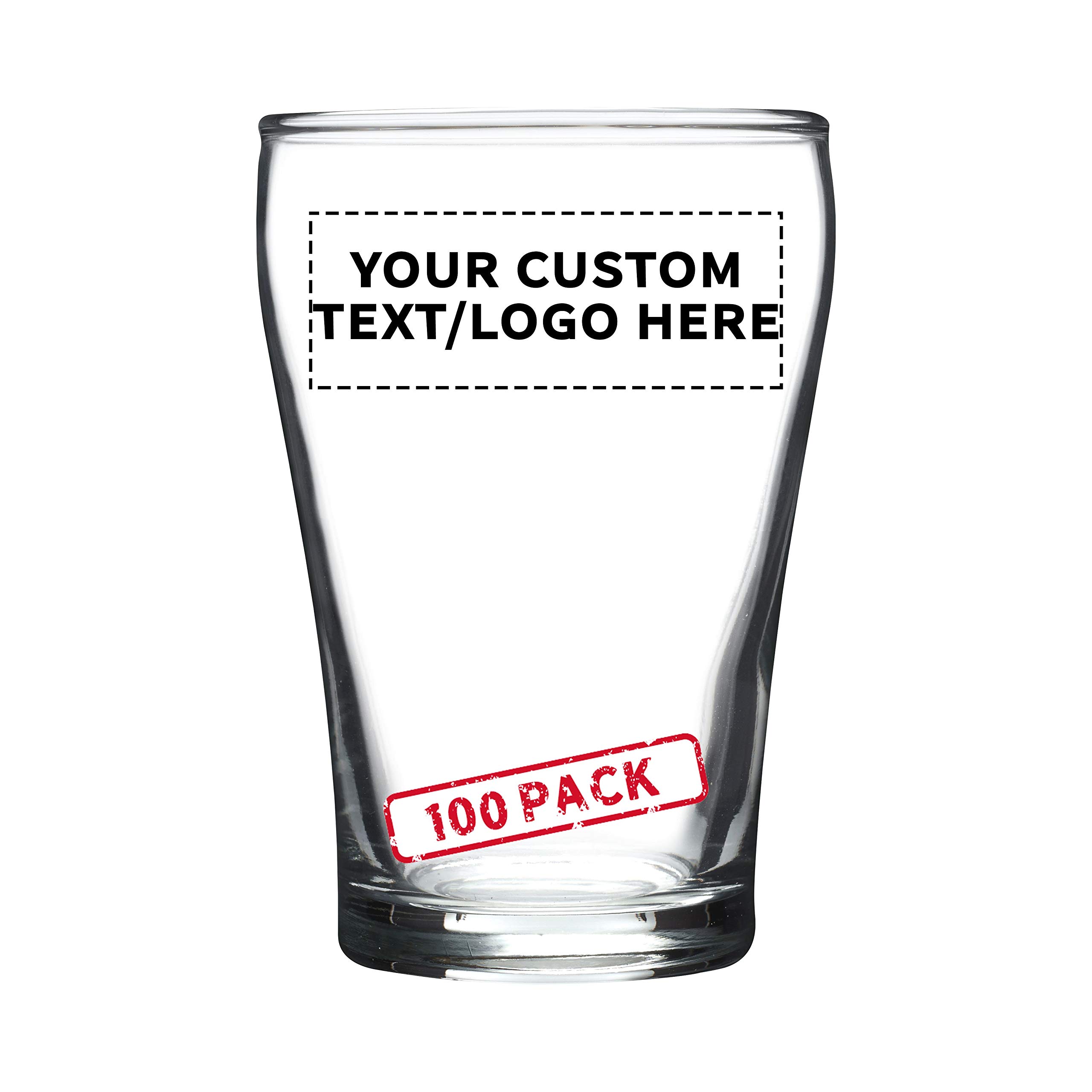 100-Pack Personalized 5.5 oz Custom Shot Glasses - Bulk Clear Glassware for Wedding Favors, Bachelorette Parties, Birthday Celebrations & Corporate Events - Perfect Bar Accessories & Party Supplies